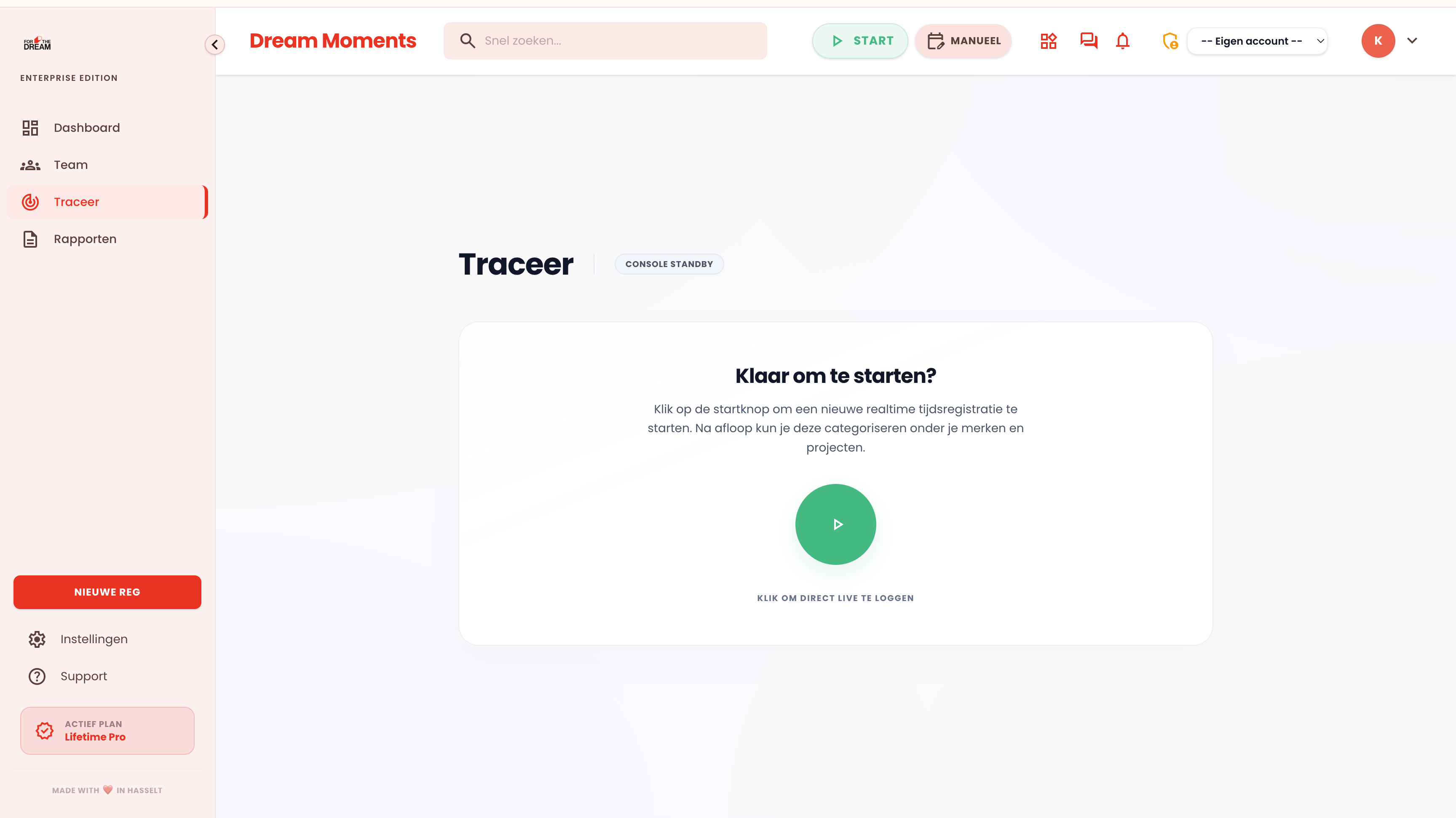Start Tracking